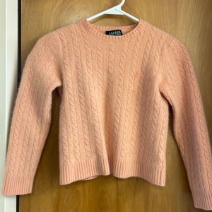 Ralf Lauren LARGE pink sweater